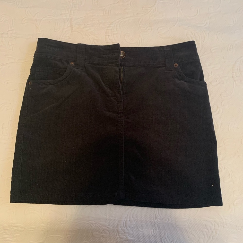 Gray Corduroy skirt